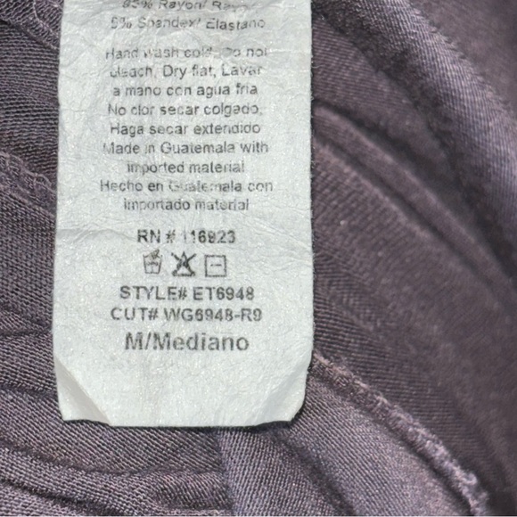 2/$30 Easel Women's Sailor Short Sleeve Double Ruffle Shirt Dress Size M - Picture 7 of 7